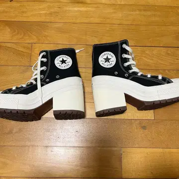 일본 미발매! 한국 컨버스 통굽 힐 척테일러 23.5cm