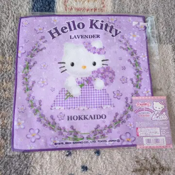 헬로키티 라벤더 타월 홋카이도 한정