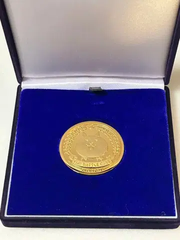 냥코 대전쟁 1억 DL 기념 한정판 코인 메달