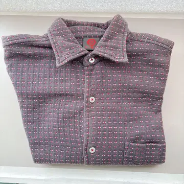 OP  두꺼운 원단 긴팔 셔츠 M 인도 면 100%