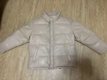 베이지 다운 자켓 S 사이즈