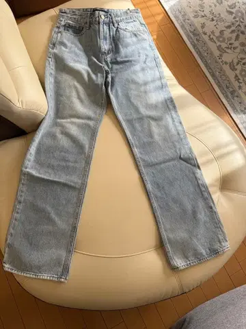 PIECE WORKER 라이트 블루 스트레이트 데님