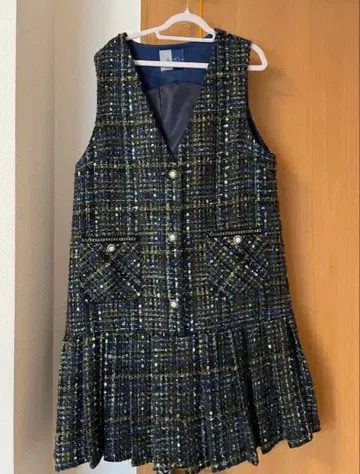 트위드 반짝반짝 멋진 원피스