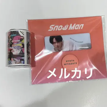 SnowMan 롤 틴 배지 미야타테 료타 세트