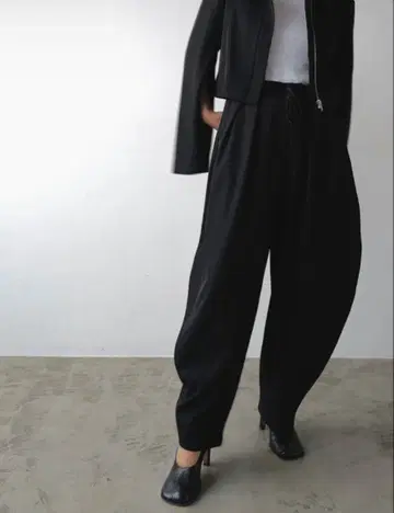 ETRE TOKYO 에트레 캐버리 트윌 와이드 팬츠