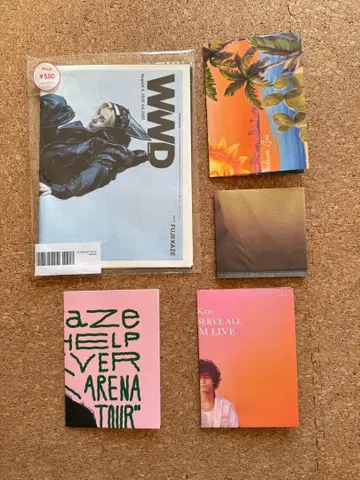 후지이 카제 WWD / 포스터 4장 세트