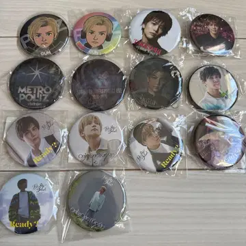 이와타 타카노리 캔뱃지 세트