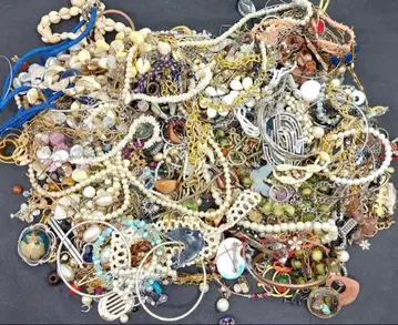 (Y100) 액세서리 대용량 총중량 약 3.2kg 묶음 판매 목걸이 등