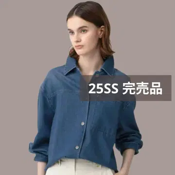 25SS 완판템*theory luxe 정가 3.5만 데님 셔츠 40