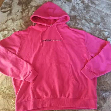 로데오 크라운즈 핑크 후드티 프리 사이즈
