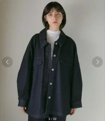 MANOF 오버 사이즈 데님 자켓