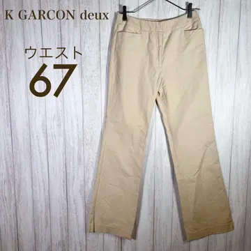 가르송 두 스트레치 스트레이트 팬츠 슬랙스 봄/여름/가을 허리 67