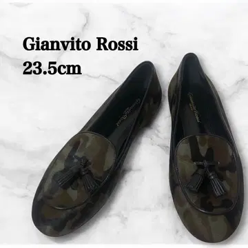 잔비토 로시 펌프스 로퍼 스웨이드 카모 패턴 23.5cm