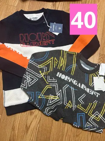 HORN GARMENT 스웨터 2세트