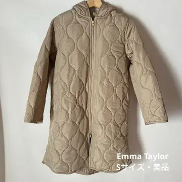 엠마 테일러 3way 퀼팅 코트 라이너 포함 베이지 아우터