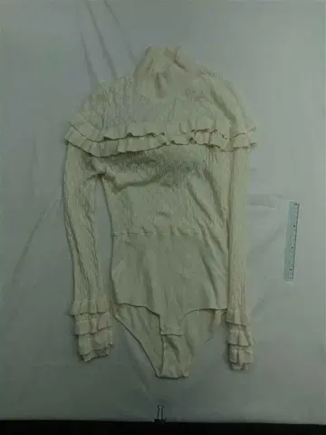 나이스나이스 모먼트 프릴 긴팔 바디수트 아이보리 계열 여성용