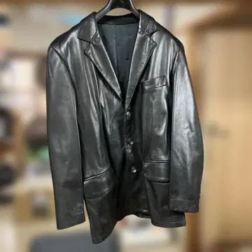 PIAZZA PITTI ANNA 블랙 가죽 자켓