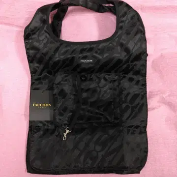 새상품 FAUCHON 포숑 블랙 지퍼 달린 마이백