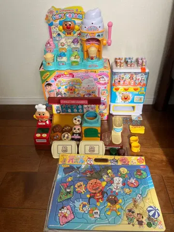 호빵맨 소프트 아이스크림 자판기 빵 공장 세트 퍼즐