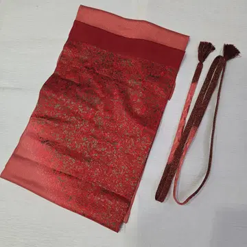 리버서블 오비 장식 천과 허리띠 세트