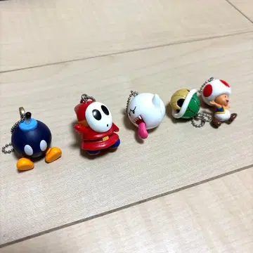 마리오 캐릭터 키링 세트