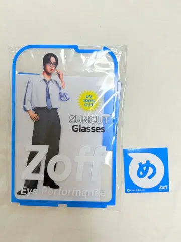 Zoff x 메구로 렌 아이웨어 스탠드 & [메] 스티커 포함