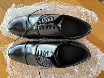 [새상품급/stand works] 블랙 레더 드레스 슈즈