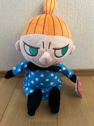 무민 리틀 미이 봉제 인형 물방울 패턴 미사용 택 포함