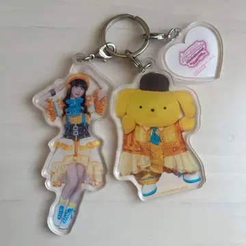 큐루링 해봐 시마무라 우타 아크릴 키링 산리오 콜라보 퓨로랜드