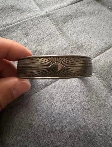 CHAOS 뱅글 실버 925 팔찌 빈티지