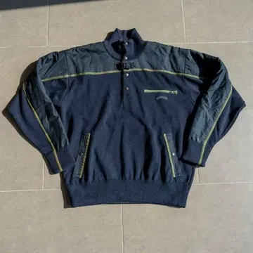 PAUL & SHARK 니트 자켓 네이비 90s 이탈리아제