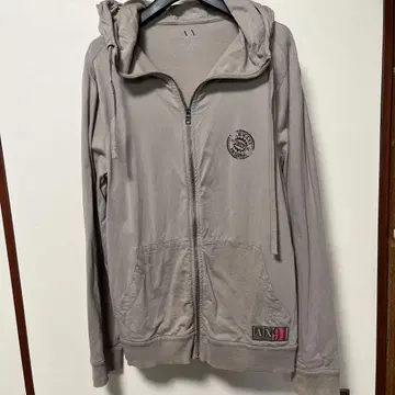 ARMANI EXCHANGE 풀 집업 후드티 빅