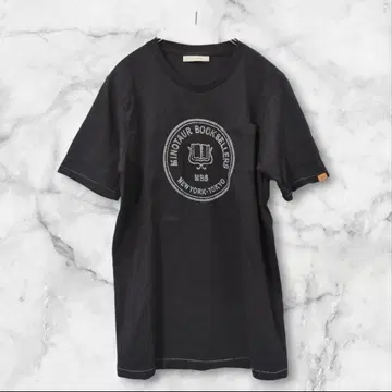 미노타우르스 MINOTAUR 전면 프린트 스티치 반팔 T셔츠 블랙