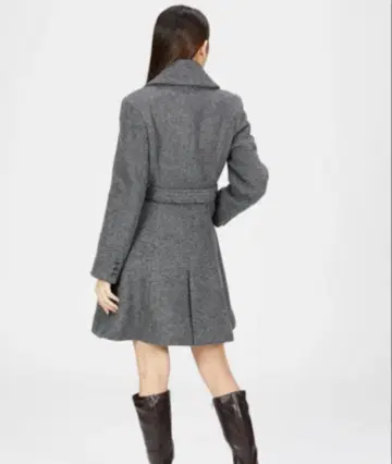 스나이델 핏&플레어 자켓 코트 차콜 그레이 사이즈 1