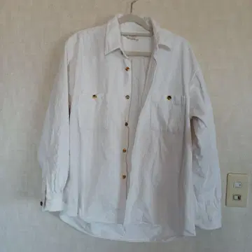 Winterland 화이트 긴팔 셔츠 F 사이즈