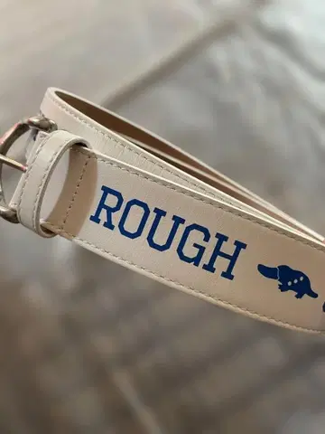 ROUGH&SWELL 라프앤스웰 화이트 가죽 벨트