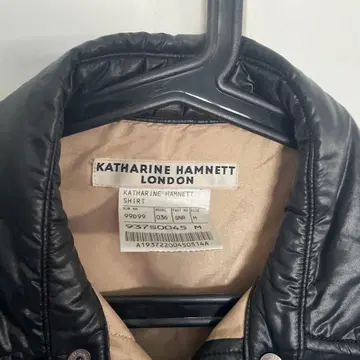 캐서린 햄넷 런던 셔츠 자켓 충전솜 겨울용