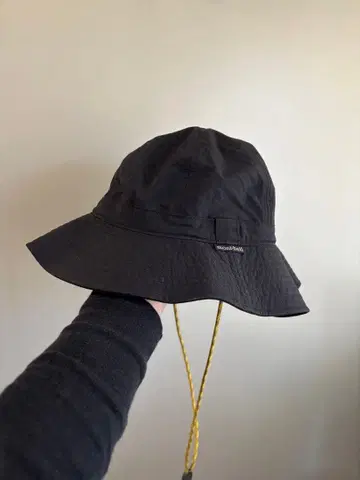 mont-bell 아웃도어 햇 블랙 햇 셰이드 스트랩 포함