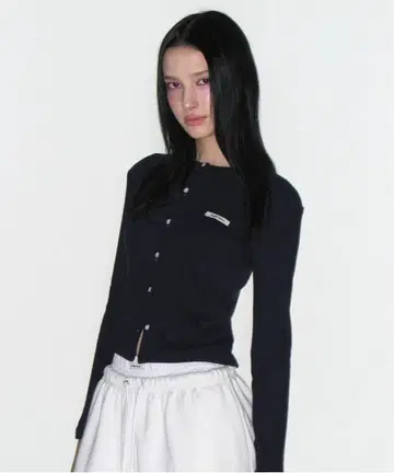 CRANK 크랭크 네이비 가디건