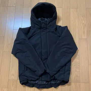 무인 신사 방풍 발수 솜 후드 자켓