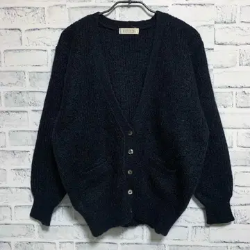 [ CORDIER ] 코르디아 모헤어 혼방 블랙 가디건