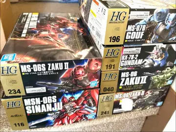 HG 건담 프라모델 6종 세트