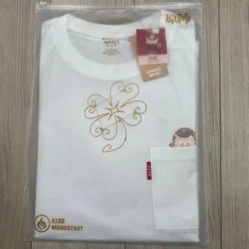 원신 Klee T셔츠 화이트