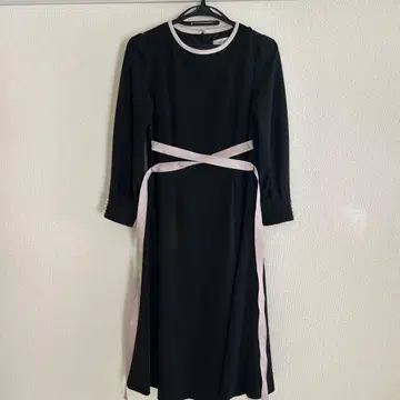 미슈마슈 롱 원피스 리본