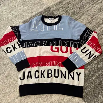 Jack Bunny!! 컬러 블록 스웨터 사이즈 2