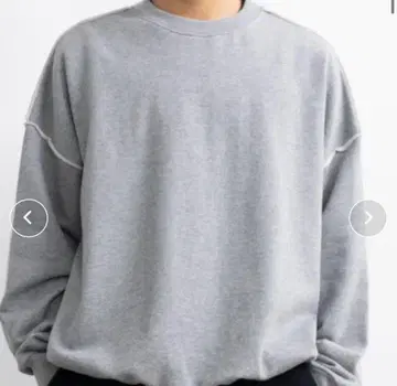 SINSS 맨투맨 티셔츠 그레이