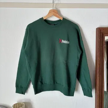 pelsive store 다크 그린 크루넥 트레이닝복