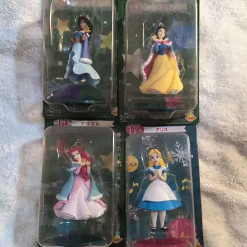디즈니 프린세스 크리스마스 오너먼트 4개 세트