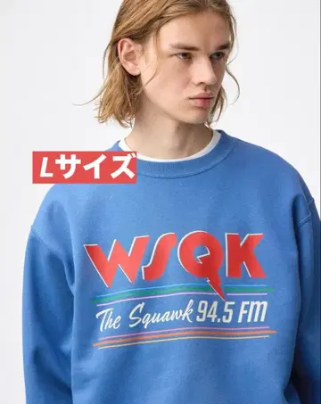 GU 기묘한 이야기 WSQK 헤비 웨이트 맨투맨 풀오버 L