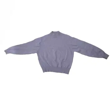 연보라 캐시미어 100% 하이넥 니트 스웨터 빈티지